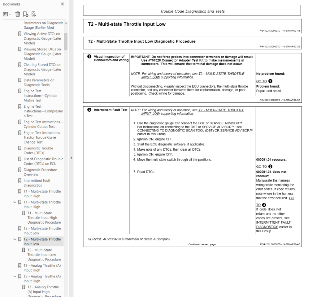 Deere PowerTech 8.1L Level 9 Fuel System HPCR Repair Manual | EquipManual