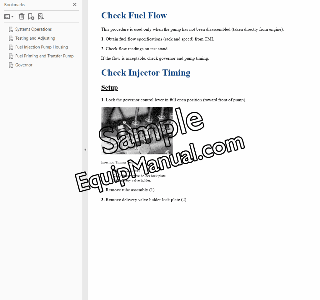 Cat D3C Series 3 Powershift Repair Manual PDF Sample Page 08