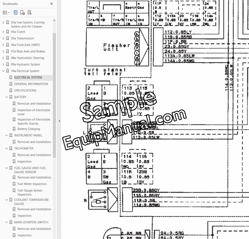MF 1429 1433 1440 wiring diagram