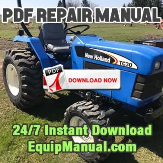 New Holland TC30 tractor service repair manual PDF